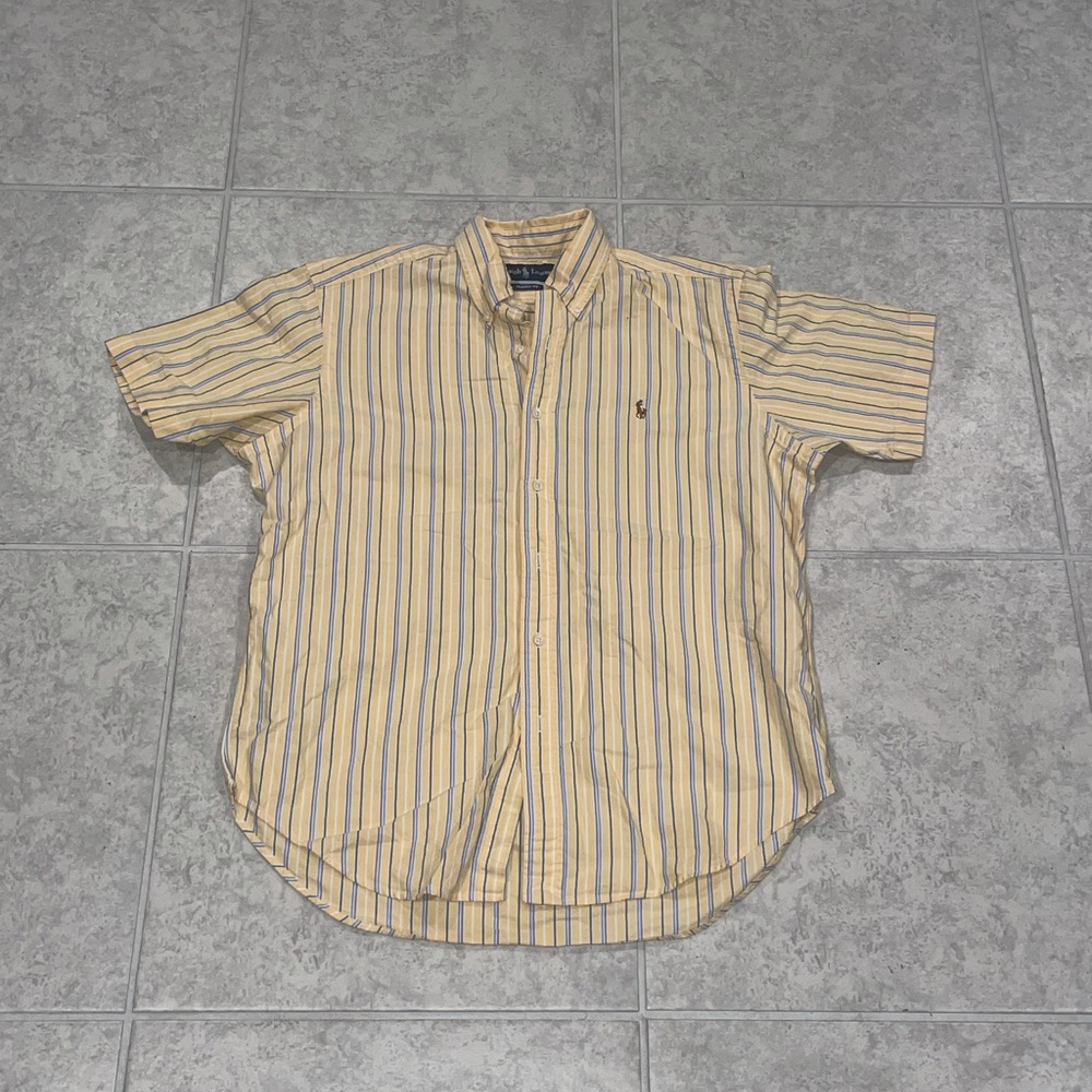 Men’s Large Polo Ralph Lauren Yellow Shirt